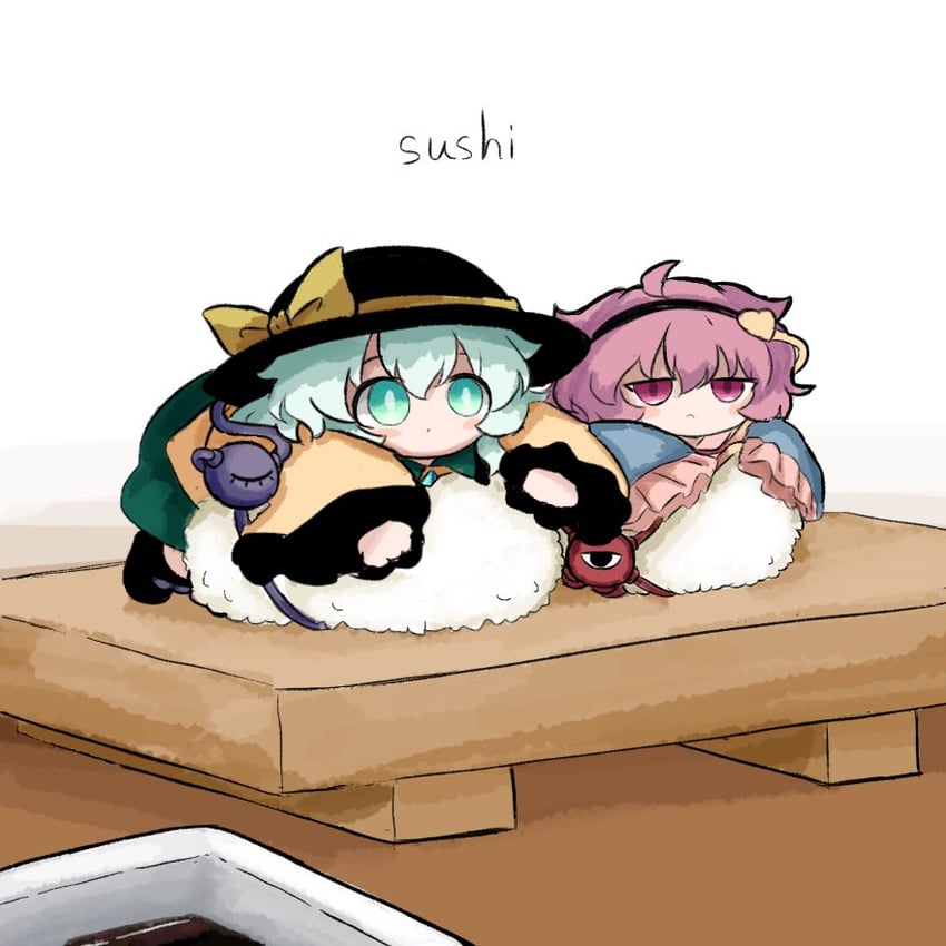 komeiji koishi and komeiji satori (touhou) drawn by heripantomorrow