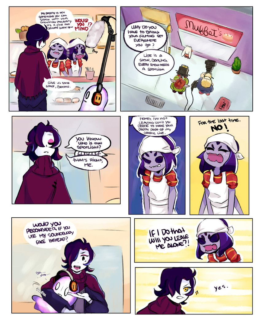 mettaton, muffet, mettaton ex, and napstablook (undertale) drawn by caribun