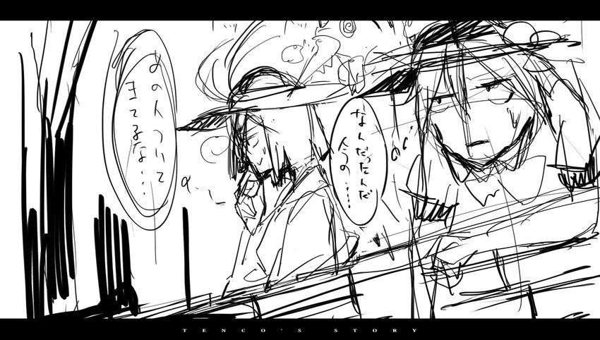 hinanawi tenshi and nagae iku (touhou and 1 more) drawn by siirakannu