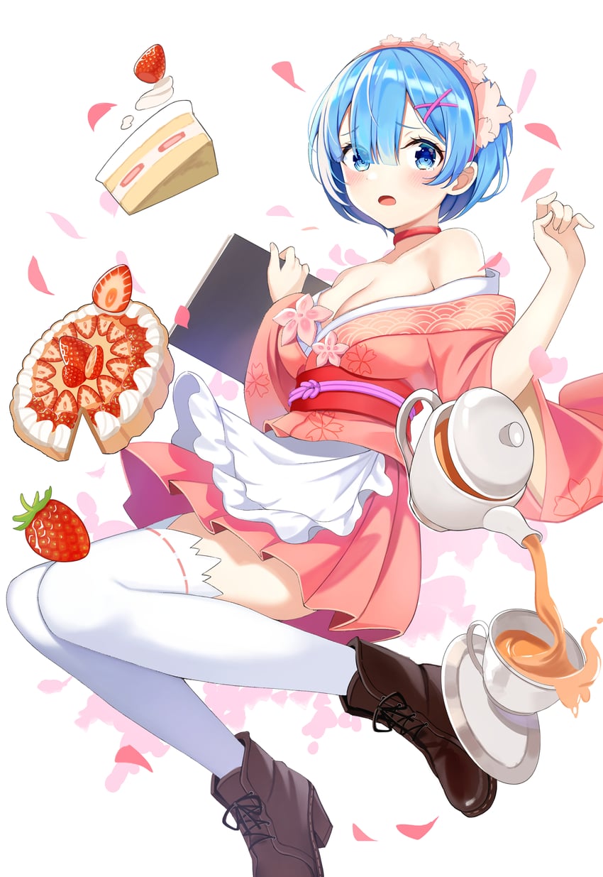 rem (re:zero kara hajimeru isekai seikatsu) drawn by hari83421