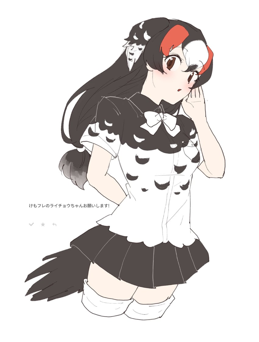 rock ptarmigan (kemono friends) drawn by chicha_(chi_cha_rigbo)