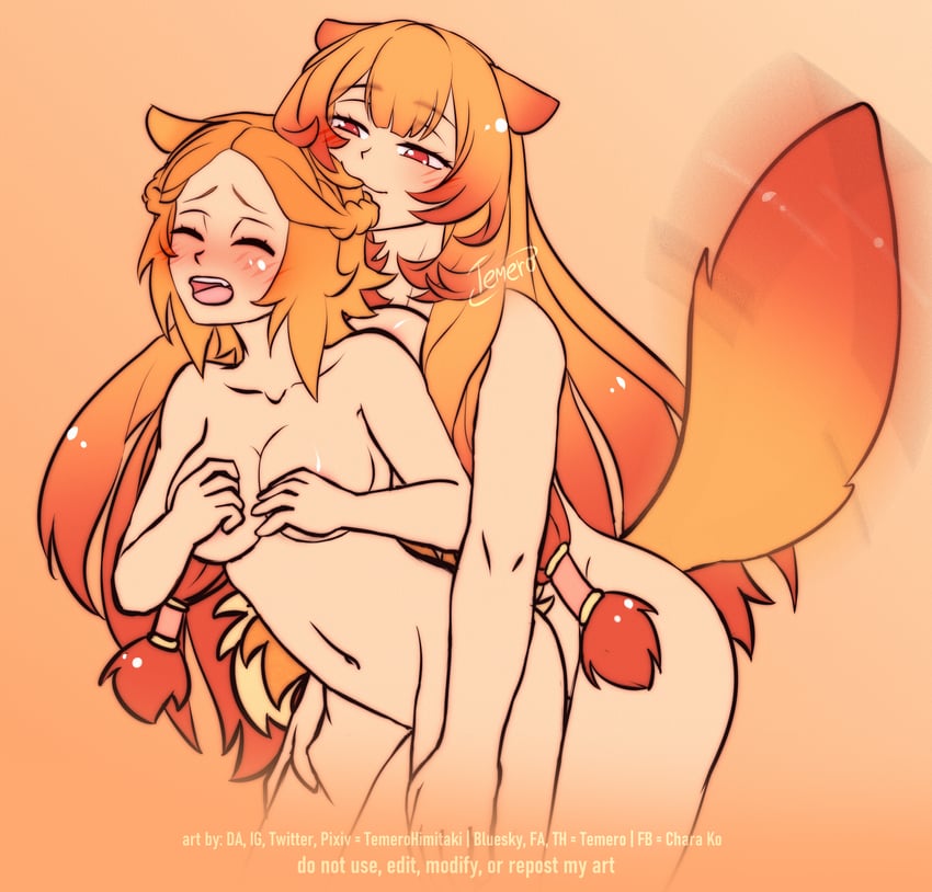 raphtalia and wyndia (tate no yuusha no nariagari) drawn by temerohimitaki