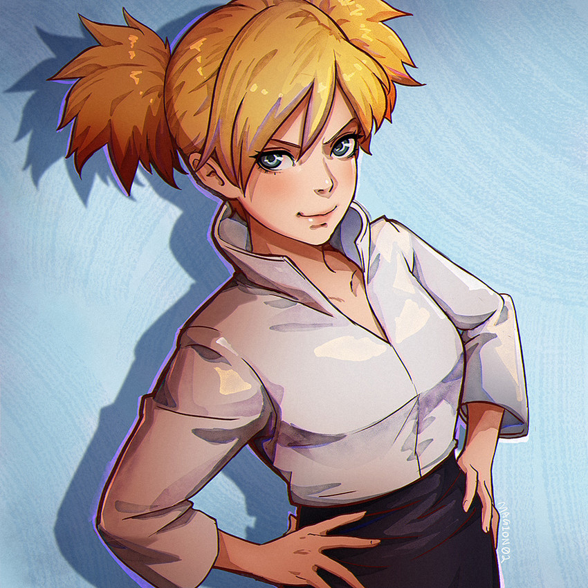 temari (naruto and 1 more) drawn by magion02