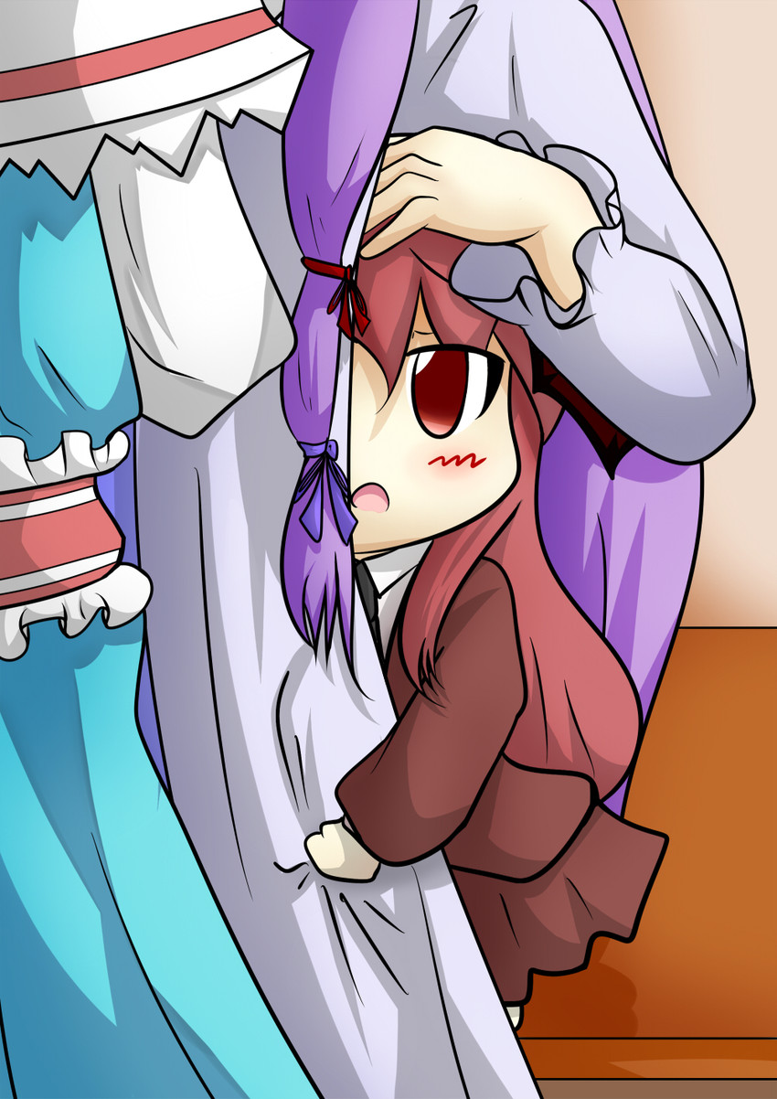 alice margatroid, patchouli knowledge, and koakuma (touhou) drawn by kurukuruchocolate
