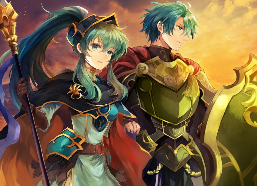 eirika, ephraim, and fado (fire emblem and 2 more) drawn by leaf_(esabacoo)