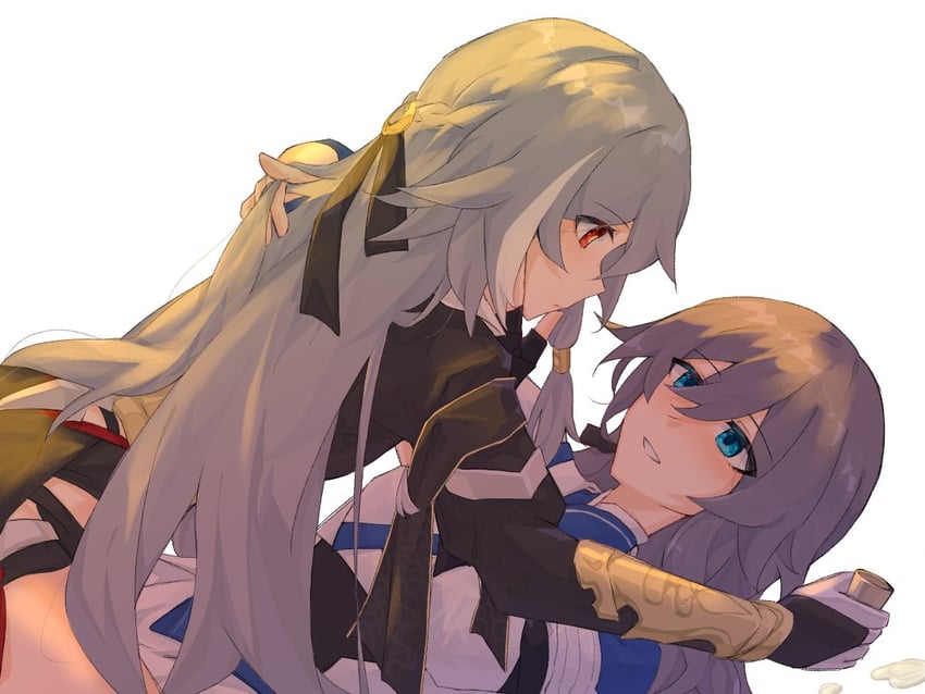fu hua and herrscher of sentience (honkai and 1 more) drawn by lienai9