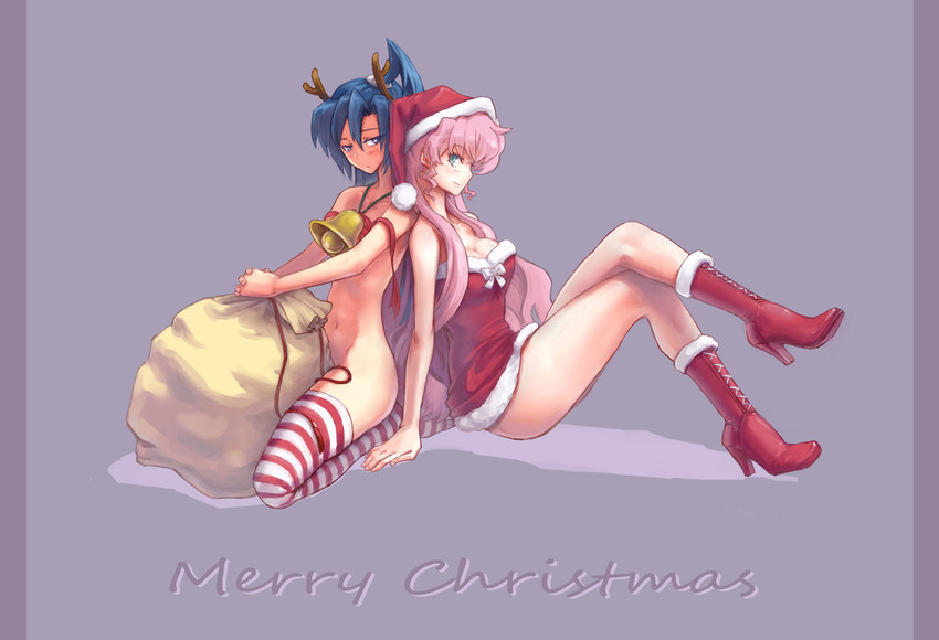 kazanari tsubasa and maria cadenzavna eve (senki zesshou symphogear) drawn by huu00