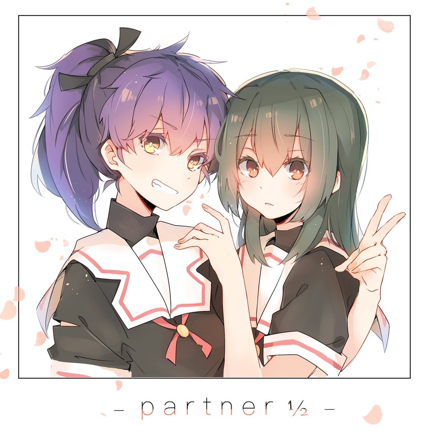 juujou kagari and etou minato (toji no miko) drawn by lionet0806