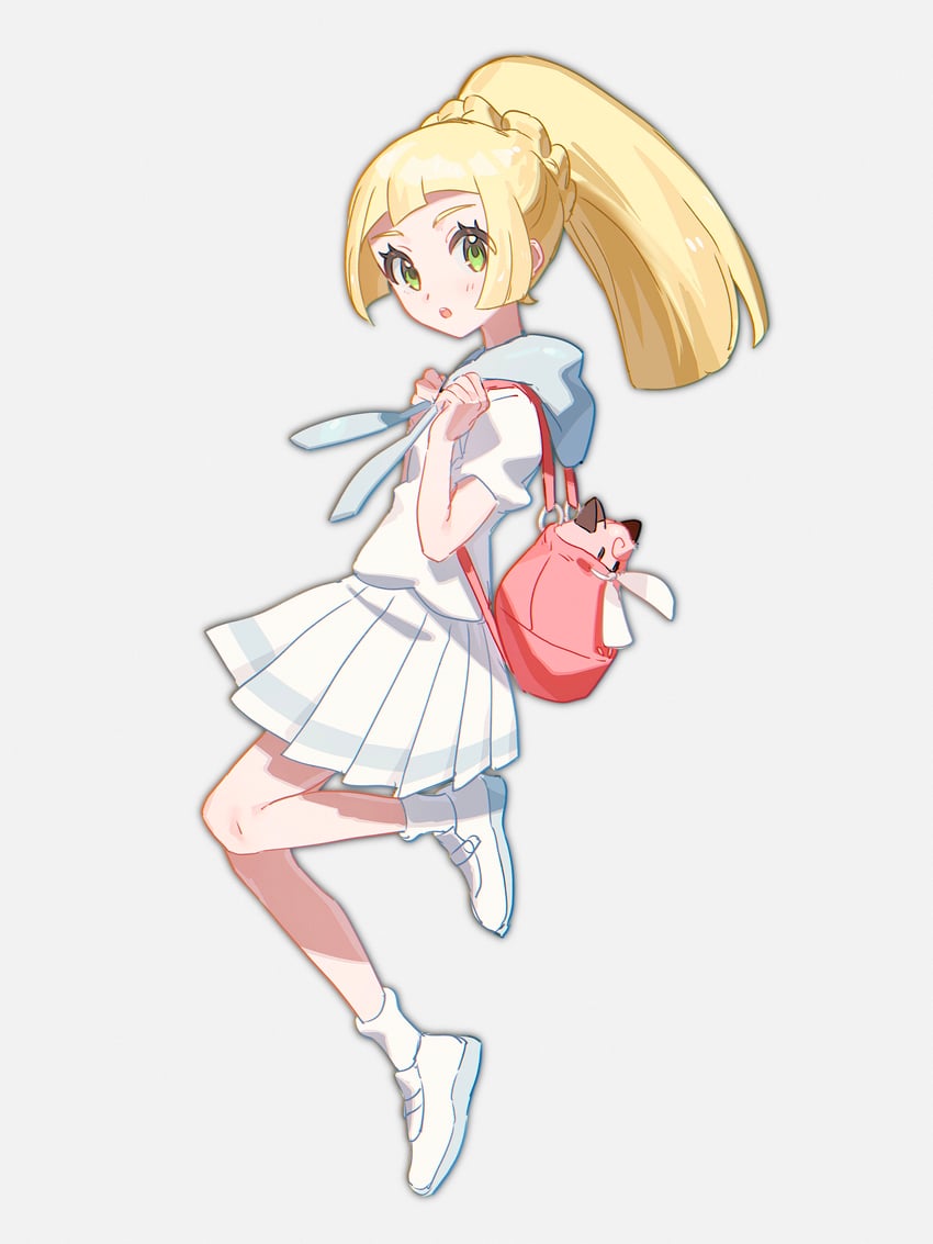 lillie and clefairy (pokemon and 1 more) drawn by fua1heyvot4ifsr