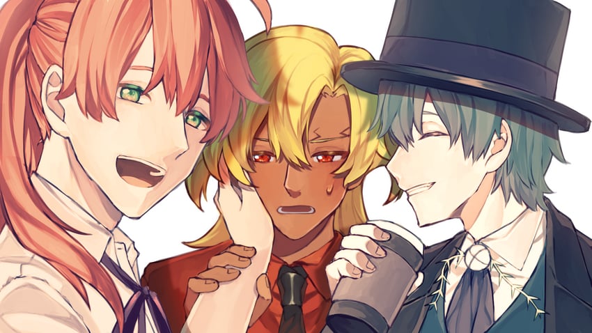 romani archaman, david, goetia, and king of men goetia (fate and 1 more) drawn by liwinky654