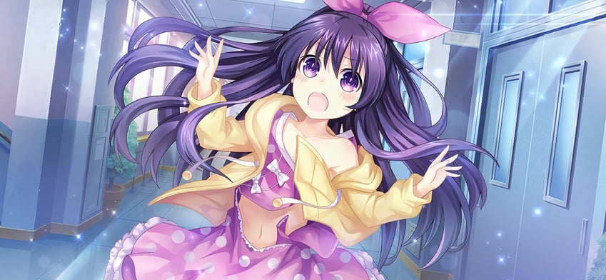 yatogami tohka (date a live and 1 more) drawn by tsunako