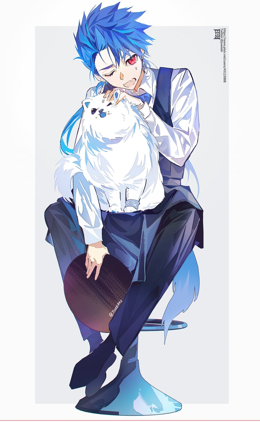 cu chulainn and setanta (fate and 1 more) drawn by eeju