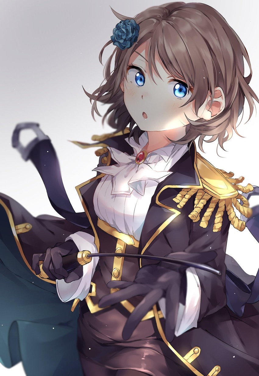 watanabe you and celia (love live! and 3 more) drawn by makura_(makura0128)