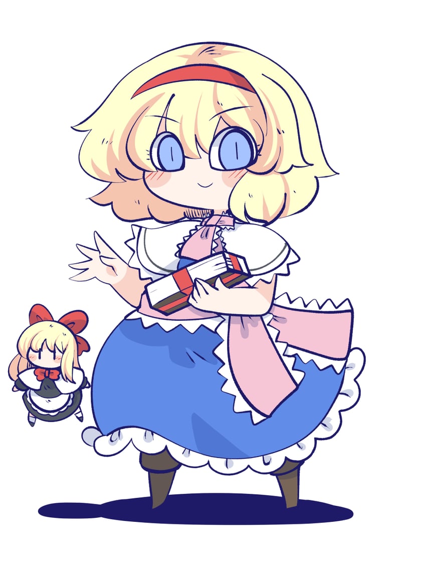 alice margatroid and shanghai doll (touhou) drawn by chahan_(fried_rice0614)