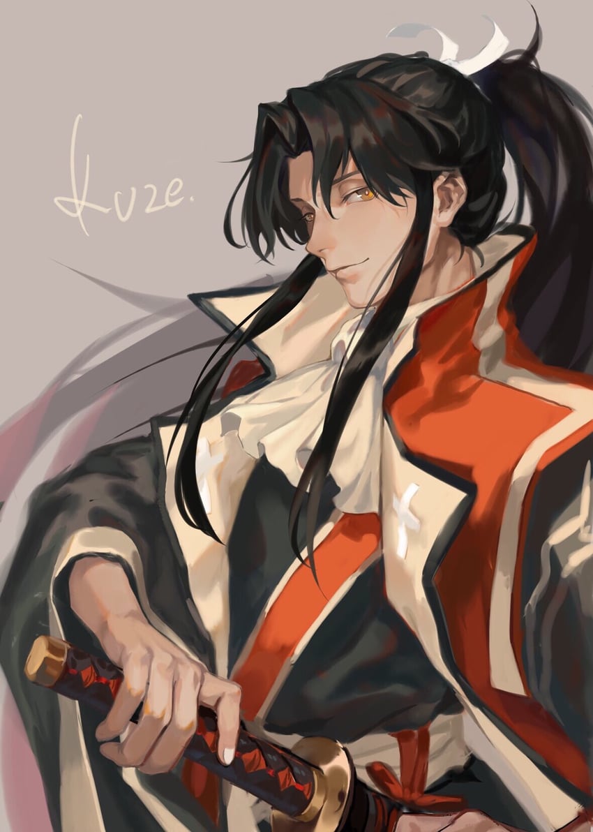 amakusa shirou (fate and 2 more) drawn by agentj