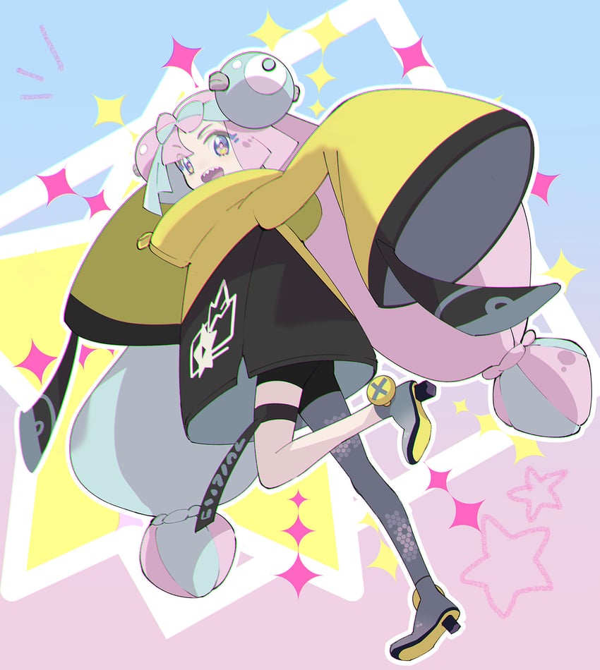 iono (pokemon and 1 more) drawn by mitsuha_(bless_blessing)