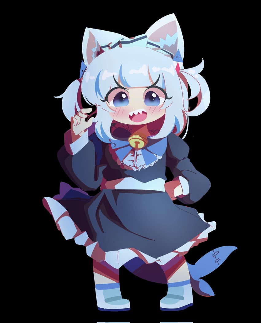 gawr gura (hololive and 1 more) drawn by pbj6541