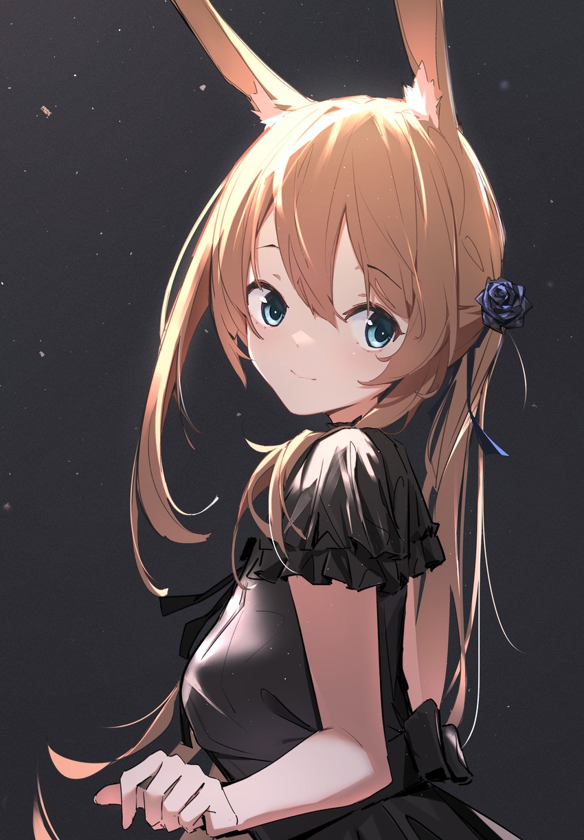 amiya (arknights and 1 more) drawn by chichi_guai