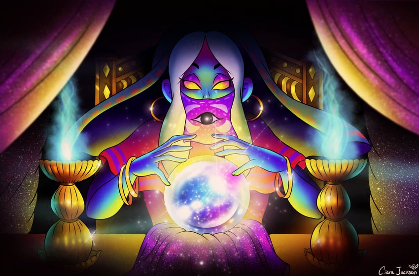 madame clairvoya (mario and 1 more) drawn by ciara_jackson