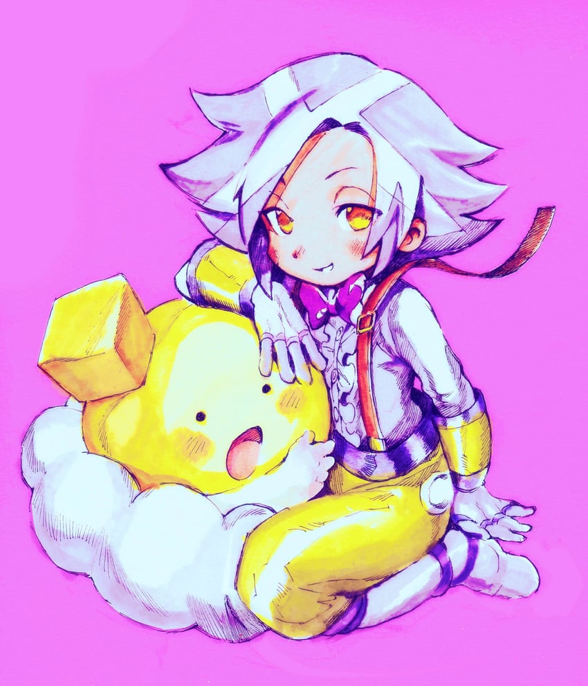 ex and o (puyopuyo and 1 more) drawn by reticulum