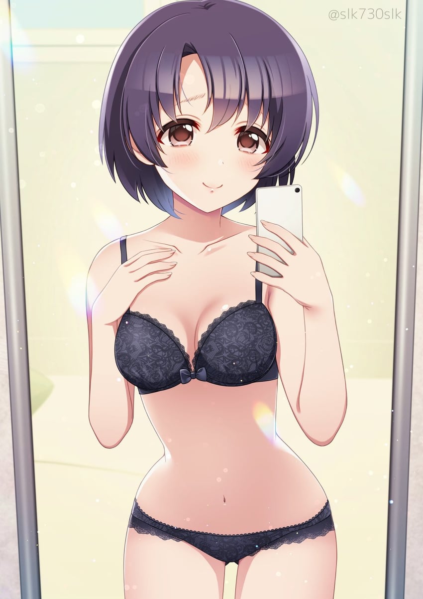 shiragiku hotaru (idolmaster and 2 more) drawn by silky_(silky_alice)