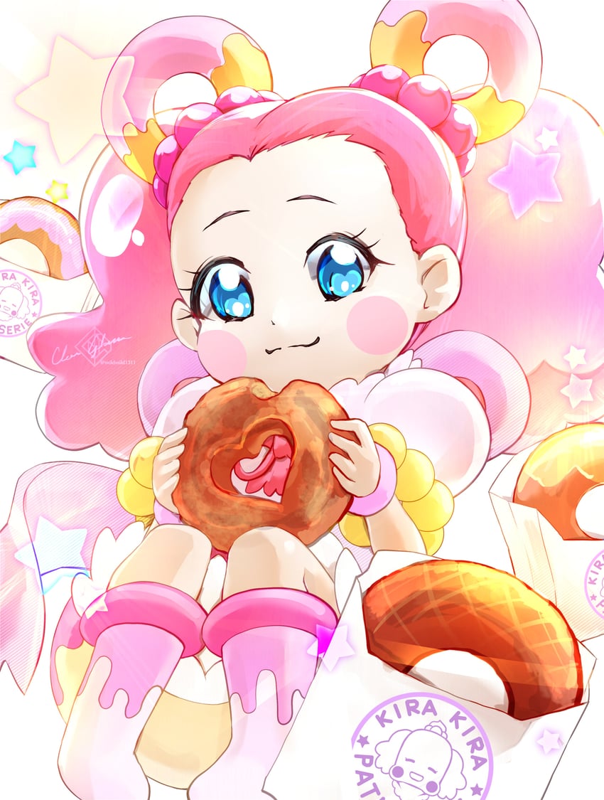 pekorin and cure pekorin (precure and 1 more) drawn by clear_glass_(mildmild1311)