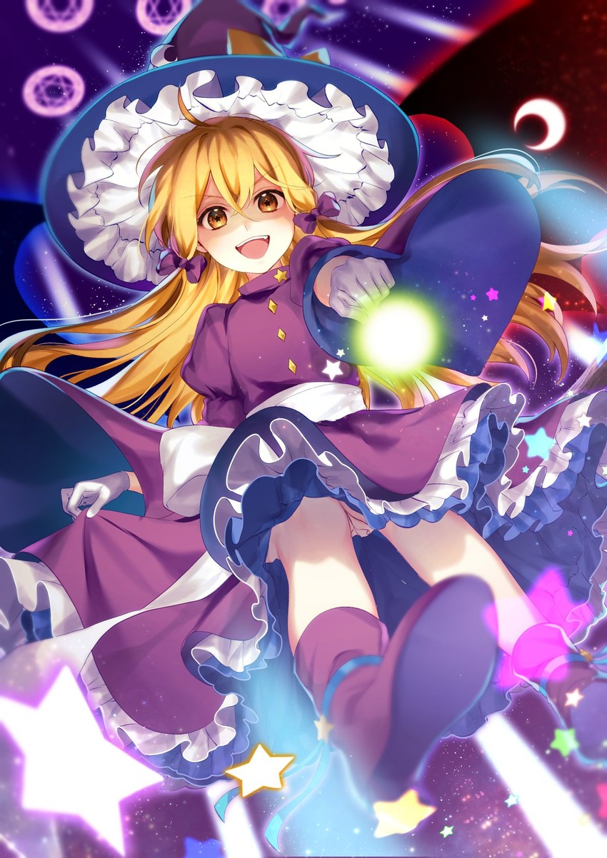 kirisame marisa (touhou and 1 more) drawn by jill_07km