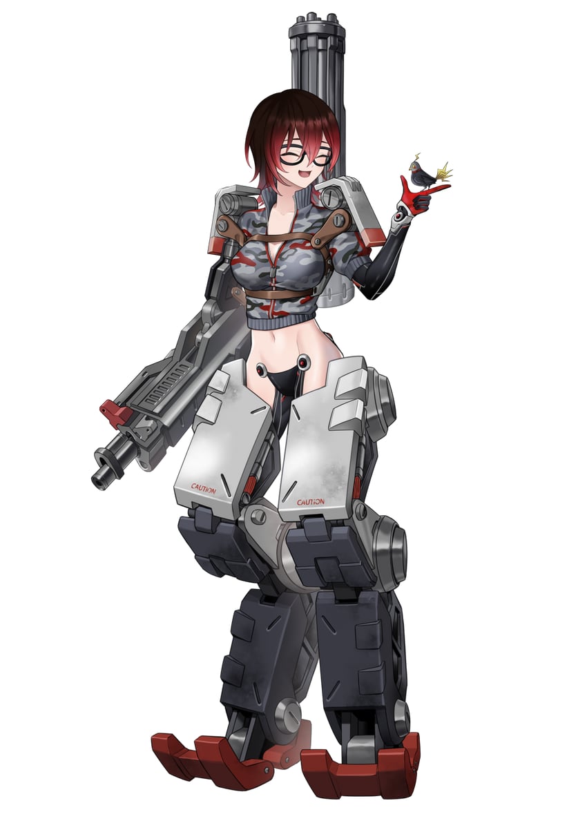 roboco-san, bastion, and ganymede (hololive and 1 more) drawn by nyacifer