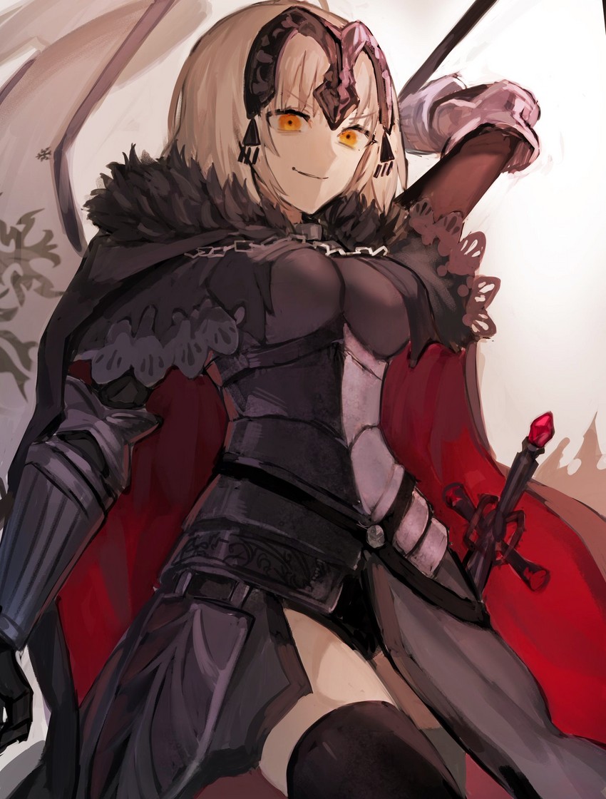 jeanne d'arc alter (fate and 1 more) drawn by ririkonosukee
