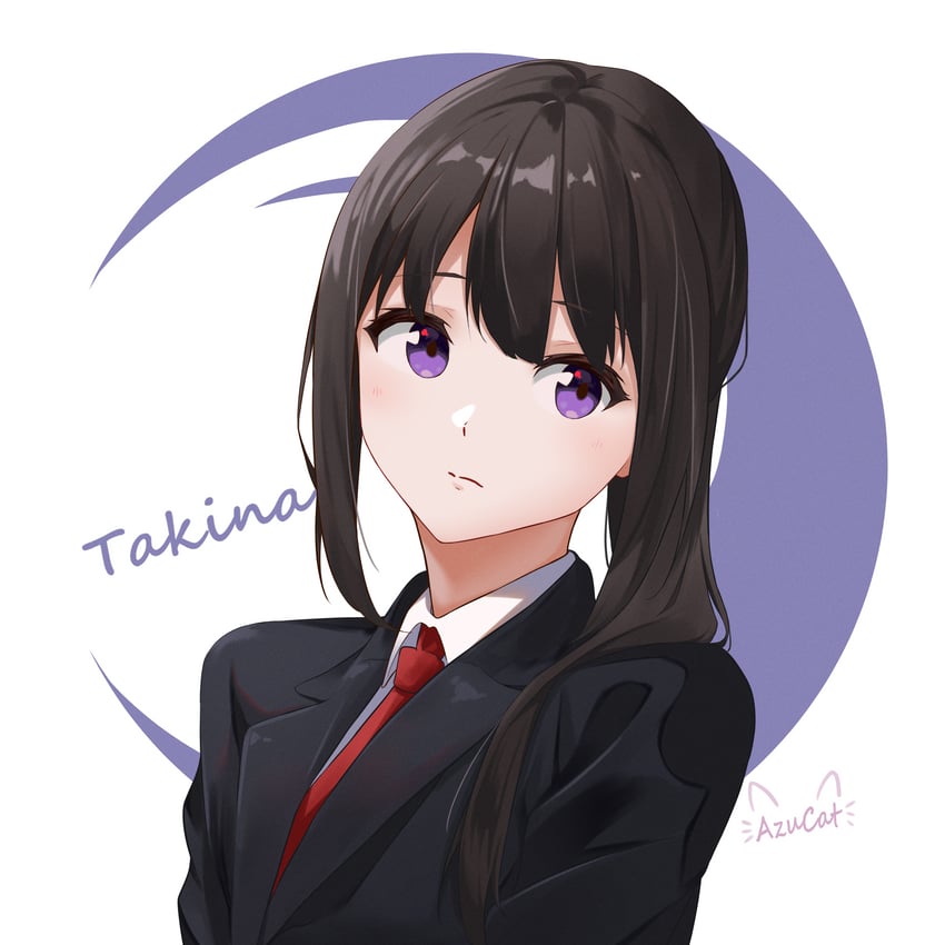 inoue takina (lycoris recoil) drawn by captain_yina