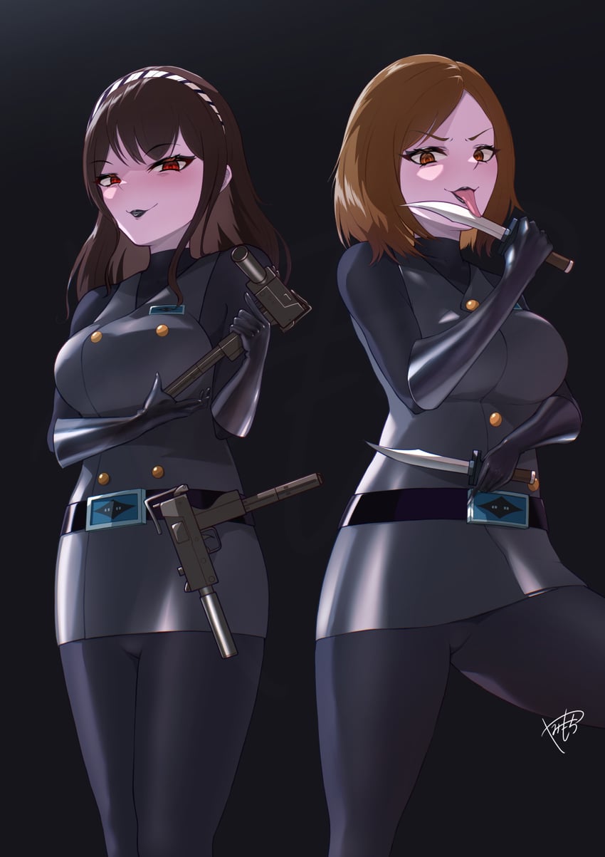 luka millfy and ahim de famille (super sentai and 1 more) drawn by yami-mochi