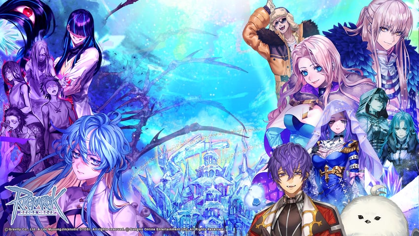 cardinal, simulation juncea, lazy, iwin, lehar zeta, and 6 more (ragnarok online) drawn by nikai_(game_artist)