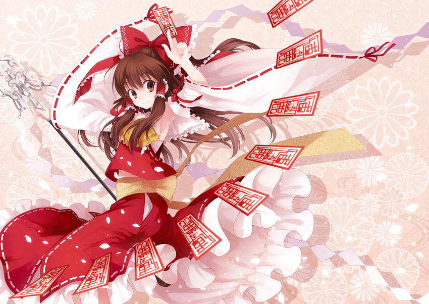 hakurei reimu (touhou) drawn by koto_(colorcube)