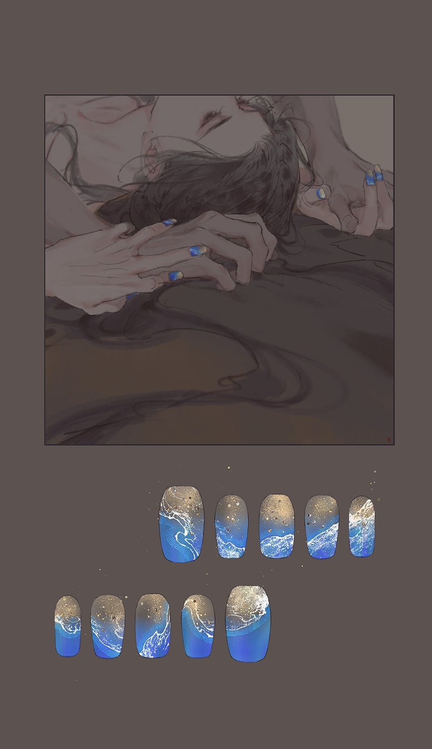 yun wuyue and bei luo (gujian qitan and 1 more) drawn by ibuki_satsuki