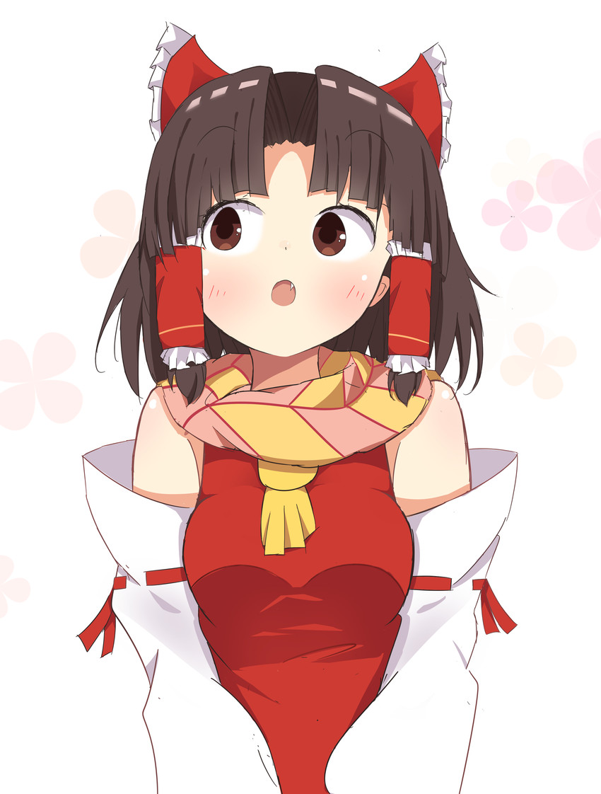 hakurei reimu and benikurage (touhou and 1 more) drawn by akabeco