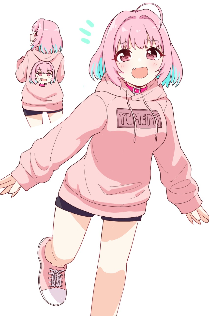 yumemi riamu (idolmaster and 2 more) drawn by kamo_(kamonabe_44)