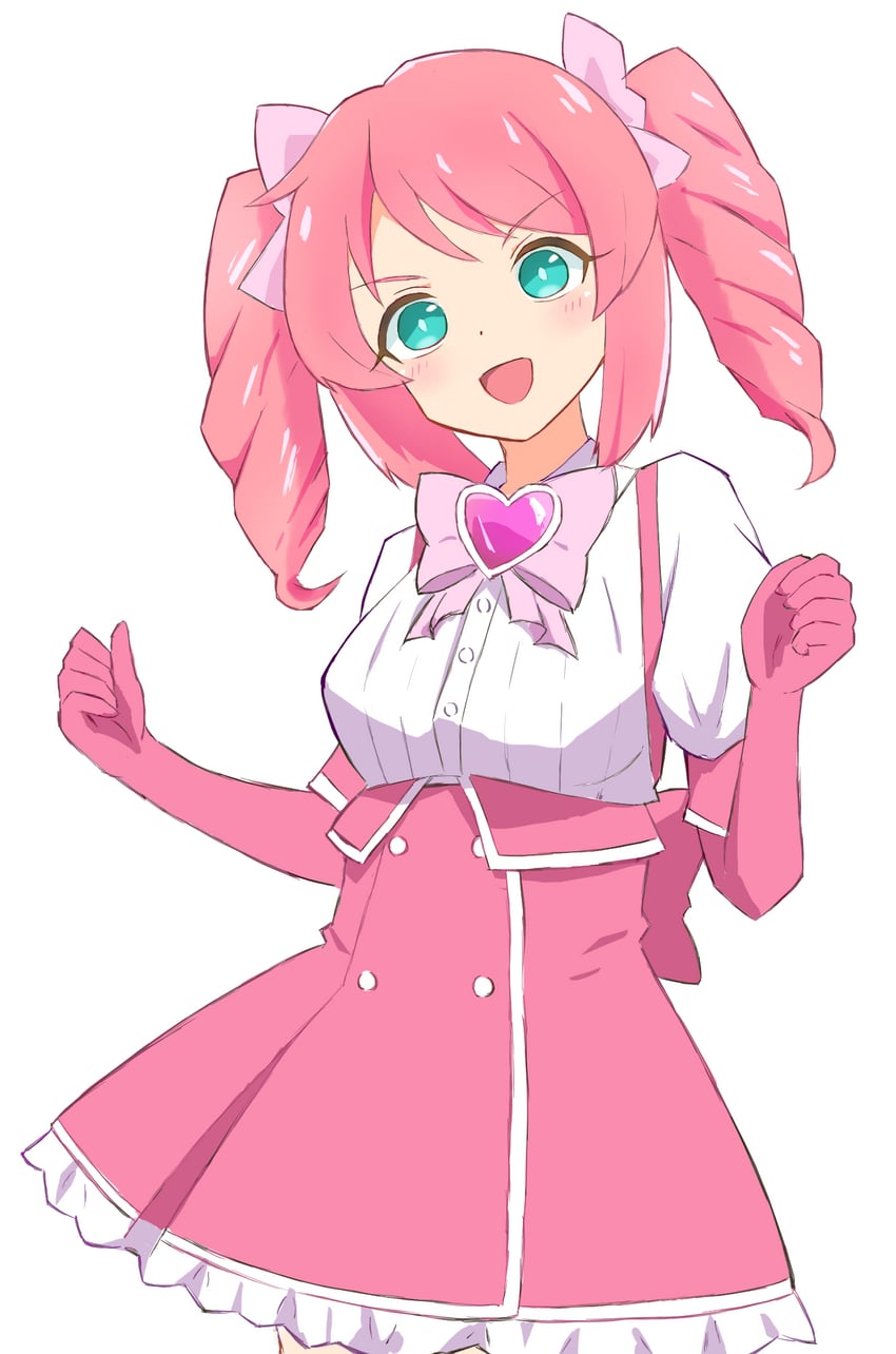 hanabishi haruka and magia magenta (mahou shoujo ni akogarete) drawn by heinkeluhu
