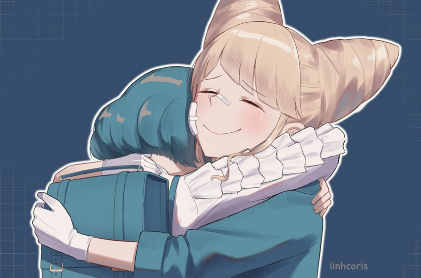 fukurai azami and tomarigi yasumi (toshi densetsu kaitai center) drawn by linhcoris