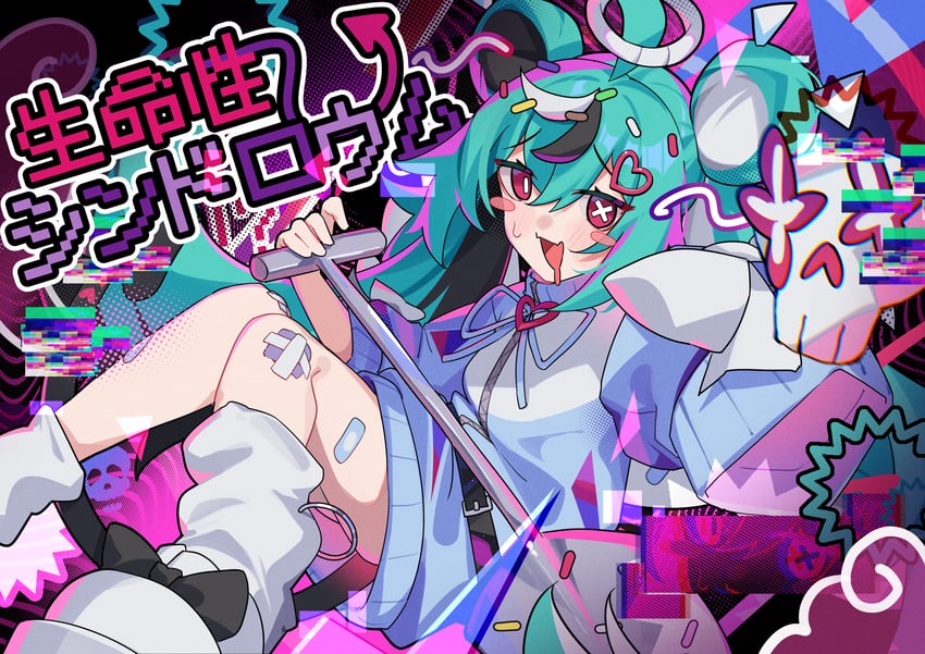 hatsune miku (vocaloid and 1 more) drawn by jknor