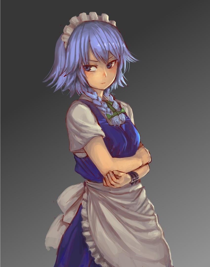 izayoi sakuya (touhou) drawn by omaesan_(camp-192)