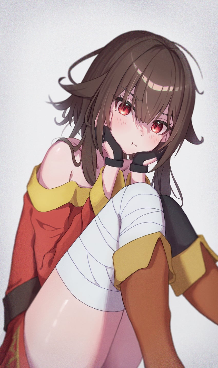 megumin (kono subarashii sekai ni shukufuku wo!) drawn by icetea_art