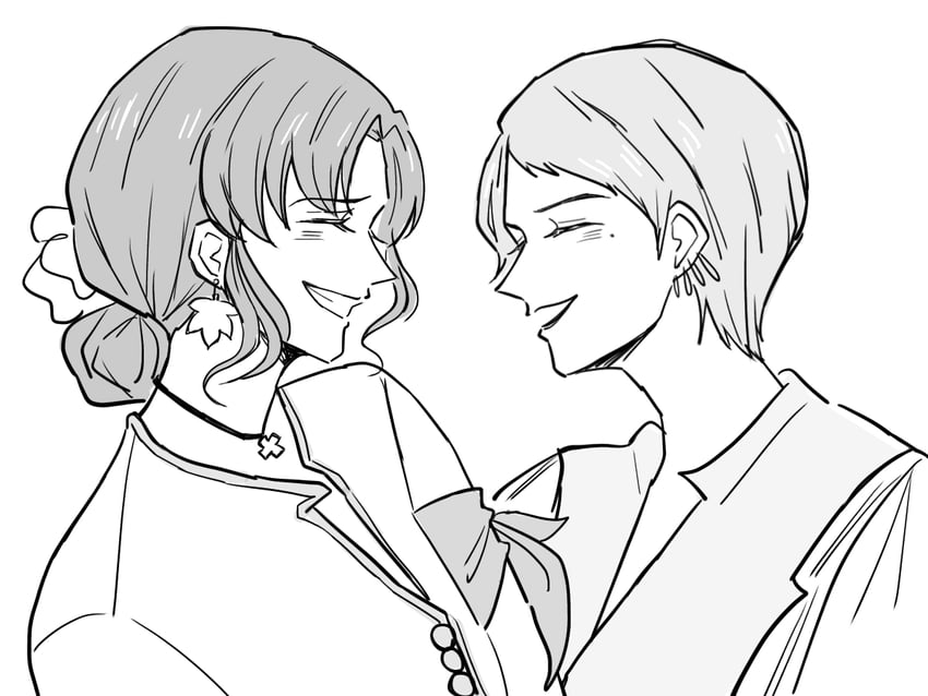katsuragi misato and akagi ritsuko (neon genesis evangelion) drawn by shiroigohan