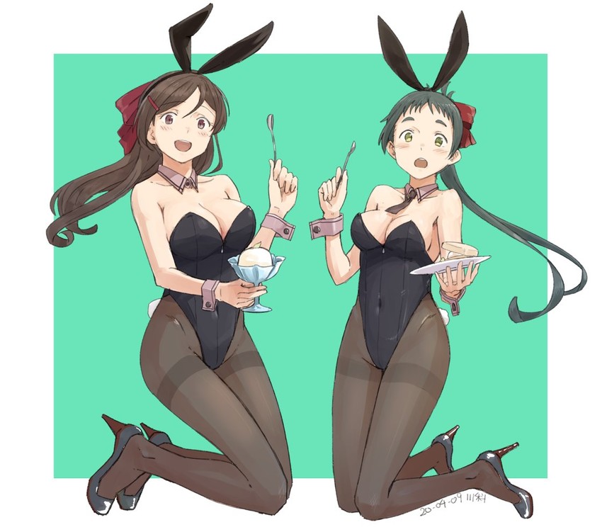 mamiya and irako (kantai collection) drawn by kawashina_(momen_silicon)