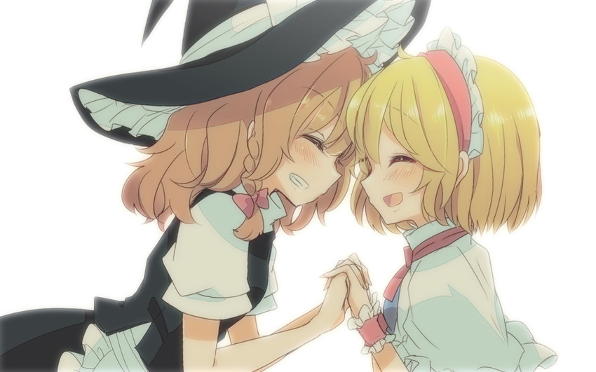kirisame marisa and alice margatroid (touhou) drawn by aoi_(annbi)