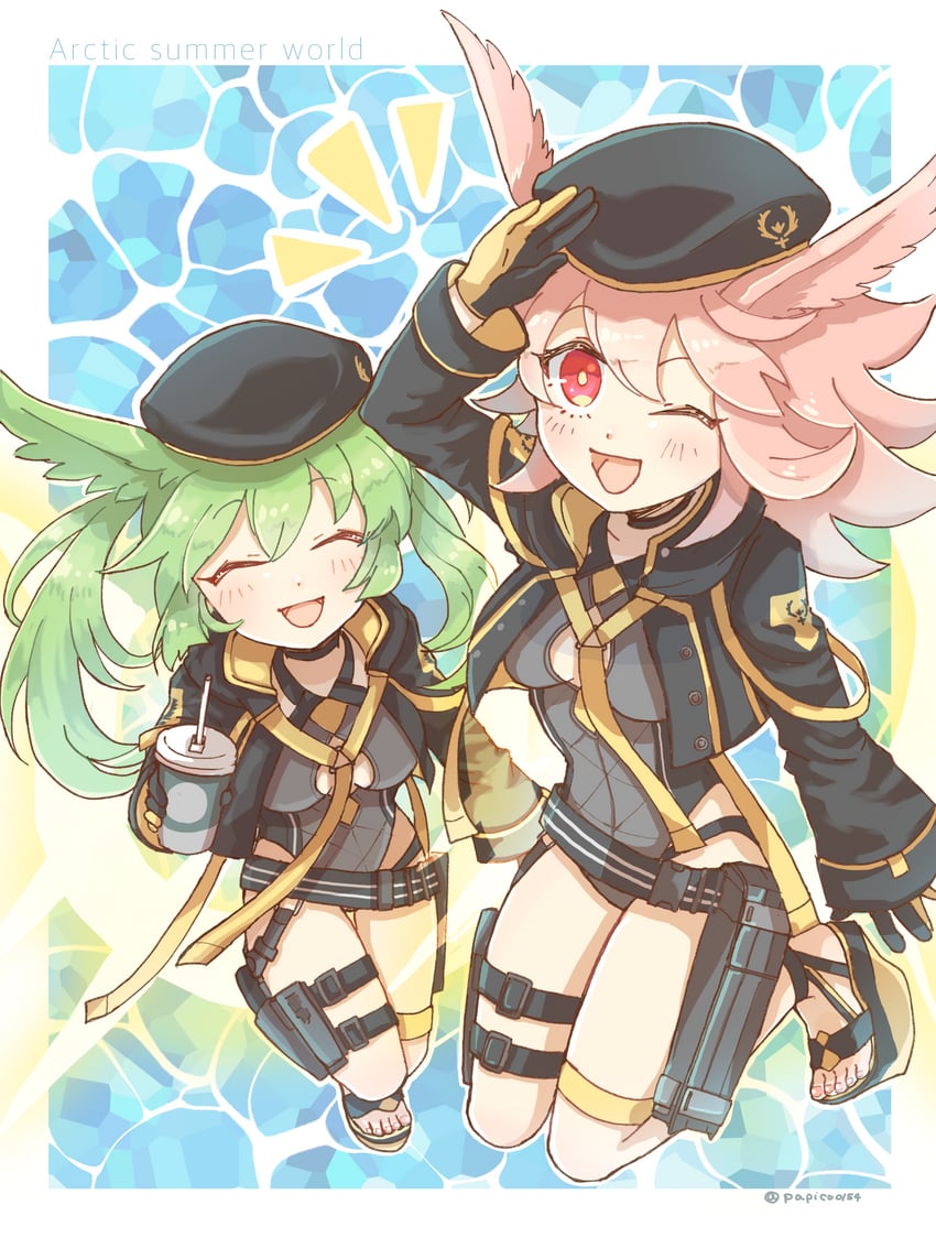 valkyrie, hildr, and olrun (fate and 1 more) drawn by papico0154