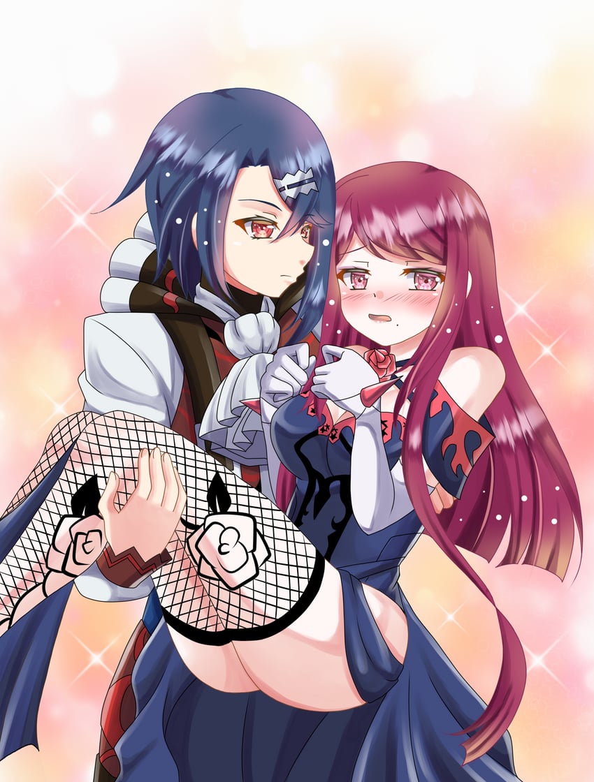 ivy and alcryst (fire emblem and 1 more) drawn by rein_rise