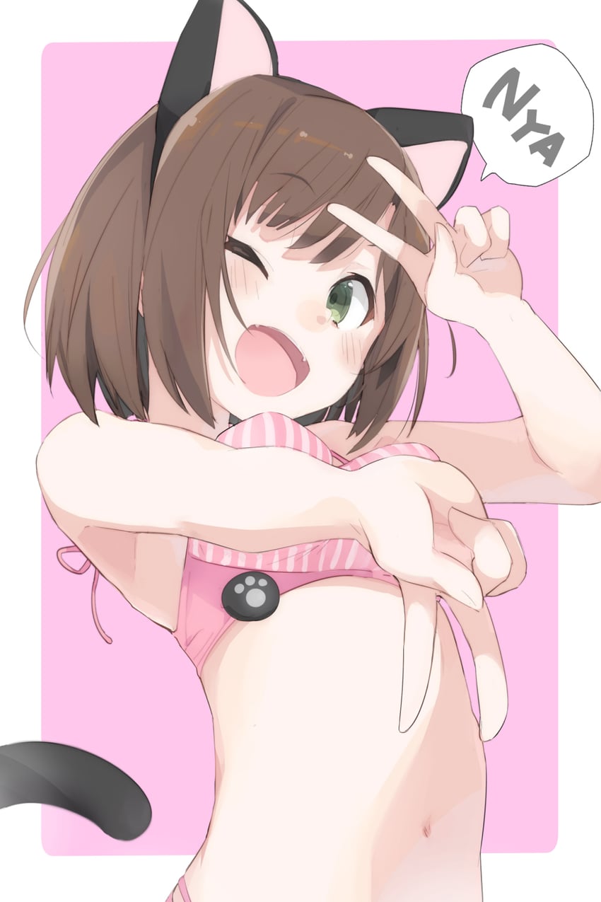 maekawa miku (idolmaster and 2 more) drawn by salamander_(hop-step)