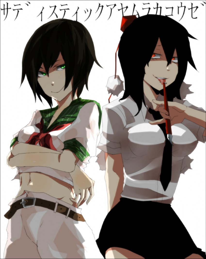 shameimaru aya and murasa minamitsu (touhou) drawn by rui_(hershe)