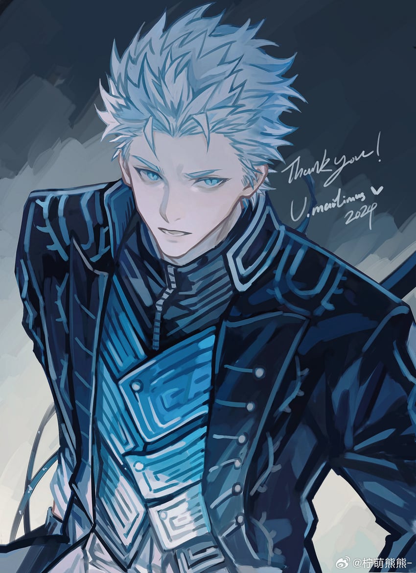 vergil (devil may cry and 1 more) drawn by lolvivianli