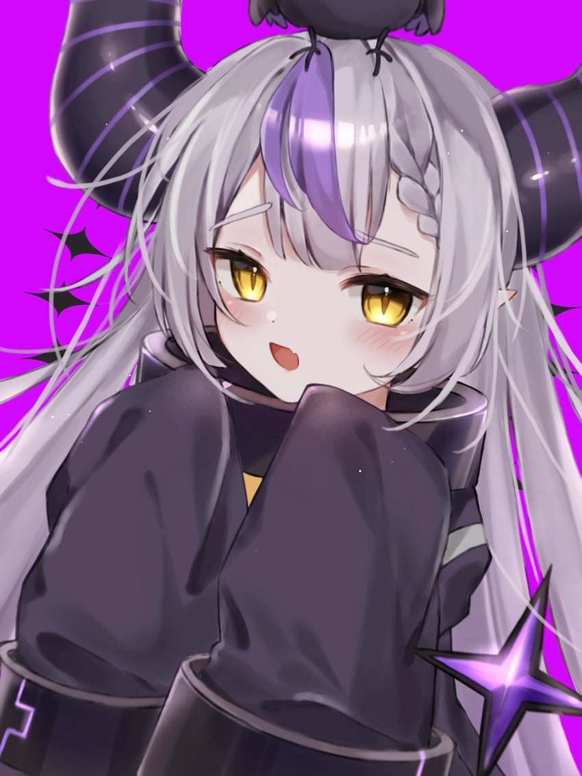 la+ darknesss and crow (hololive) drawn by yuki_(yuki_no_42)